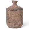 Bougie parfumée URA SIENNE BRÛLÉE 13 cm, marron, grès, ferm LIVING