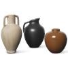 Vase ARY 7,5 cm, marron, grès, ferm LIVING