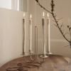 Bougie chandelle DRYP 30 cm, set de 2 pc, olive vert, ferme LIVING