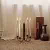 Bougie chandelle DRYP 30 cm, set de 2 pc, olive vert, ferme LIVING