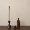 Bougie chandelle DRYP 30 cm, set de 2 pc, olive vert, ferme LIVING