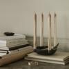 Bougie chandelle DRYP 30 cm, set de 2 pc, olive vert, ferme LIVING