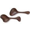 Set de couverts à salade OS 23 cm, set de 2 pc, marron, bois, ferm LIVING