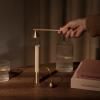 Bougeoir BALANCE 11 cm, laiton, ferme LIVING