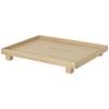 Plateau de service BON 47 x 36 cm, naturel, bois, ferme LIVING