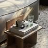 Tasse à thé avec soucoupe INLAY 200 ml, sable, grès, ferme LIVING
