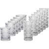 Verre tumbler ETHNO, avec verres à whisky, set de 12 pc, clair, verre, Nachtmann