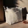 Trousse à maquillage 30 x 23 cm, blanc, coton, ferme LIVING