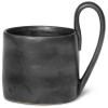 Tasse à café FLOW 360 ml, noir, grès, ferme LIVING
