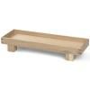 Plateau décoratif BON 36 x 12 cm, naturel, bois, ferme LIVING