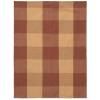 Torchon HALE 50 x 70 cm, pêche / rouge, coton / lin, ferme LIVING