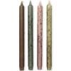 Bougie chandelle MUR 30 cm, set de 4 pc, ferme LIVING