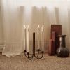 Bougie chandelle DRYP 30 cm, set de 2 pc, beige, ferme LIVING