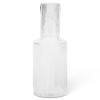 Couvercle de carafe RIPPLE 9 cm, clair, verre, ferme LIVING