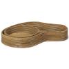 Plateau de service ISOLA, set de 2 pc, naturel, ratan, ferme LIVING