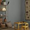 Lampe de table sans fil VUELTA 22,5 cm, LED, blanc, verre, ferme LIVING