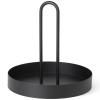 Plateau de service GRIB 28 cm, noir, fer, ferme LIVING