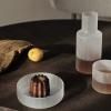 Carafe à eau RIPPLE 500 ml, avec verre, blanc, verre, ferm LIVING