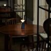 Lampe de table sans fil MANTLE 19 cm, bleu, acier inoxidable, Tala