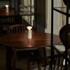 Lampe de table sans fil MANTLE 19 cm, blanc, acier inoxidable, Tala