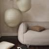Coussin MOOR 50 x 50 cm, olive, laine, ferme LIVING