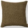 Coussin MOOR 50 x 50 cm, olive, laine, ferme LIVING
