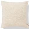 Coussin MOOR 50 x 50 cm, blanc, laine, ferme LIVING