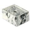 Récipients de stockage MIST 10 x 7,5 cm, blanc / vert, résine, ferme LIVING