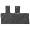 Vase KOA 26 x 17 cm, noir, céramique, ferme LIVING