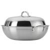 Wok induction PROBOND 36 cm, 4,7 l, acier inoxidable, Hestan