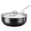 Sauteuse NANOBOND TITANIUM 24 cm, 3,3 l, acier inoxidable, Hestan