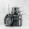 Batterie de cuisine NANOBOND TITANIUM, set de 6 pc, acier inoxidable, Hestan