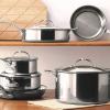 Batterie de cuisine NANOBOND TITANIUM, set de 6 pc, acier inoxidable, Hestan