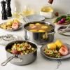 Batterie de cuisine NANOBOND TITANIUM, set de 6 pc, acier inoxidable, Hestan