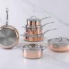 Marmite COPPERBOND 24 cm, 5,7 l, cuivre, Hestan