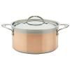 Marmite COPPERBOND 24 cm, 5,7 l, cuivre, Hestan