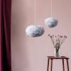 Abat-jour EOS 35 cm, gris, duvet d'oie, Umage