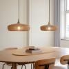 Abat-jour CLAVA DINE 43 cm, naturel, bois, Umage