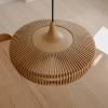 Abat-jour CLAVA DINE 43 cm, naturel, bois, Umage