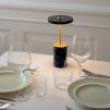 Lampe de table sans fil ASTERIA MOVE 25 cm, noir, marbre, Umage