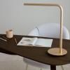 Lampe de bureau OMNI 46 cm, or, aluminium, Umage