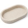 215549 dekorativni podnos 25 cm oval bila piskovec humdakin
