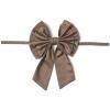 215567 vanocni dekorace bow tie hneda bavlna humdakin