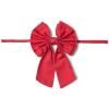 215558 vanocni dekorace bow tie cervena bavlna humdakin