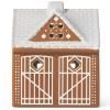 215969 9 svicen na cajovou svicku gingerbread christmas stable 11 5 cm hneda kamenina kahler