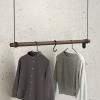 215942 1 vesak na obleceni swing 110 cm tmave hneda drevo lind dna