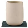 215873 4 podtacek square nupo 10 x 10 cm tmave zelena kuze lind dna