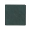 215873 podtacek square nupo 10 x 10 cm tmave zelena kuze lind dna