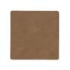 215876 podtacek square nupo 10 x 10 cm hneda kuze lind dna
