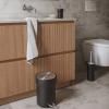 215705 2 koupelnovy odpadkovy kos citadel 5 l cerna plast nerezova ocel eva solo